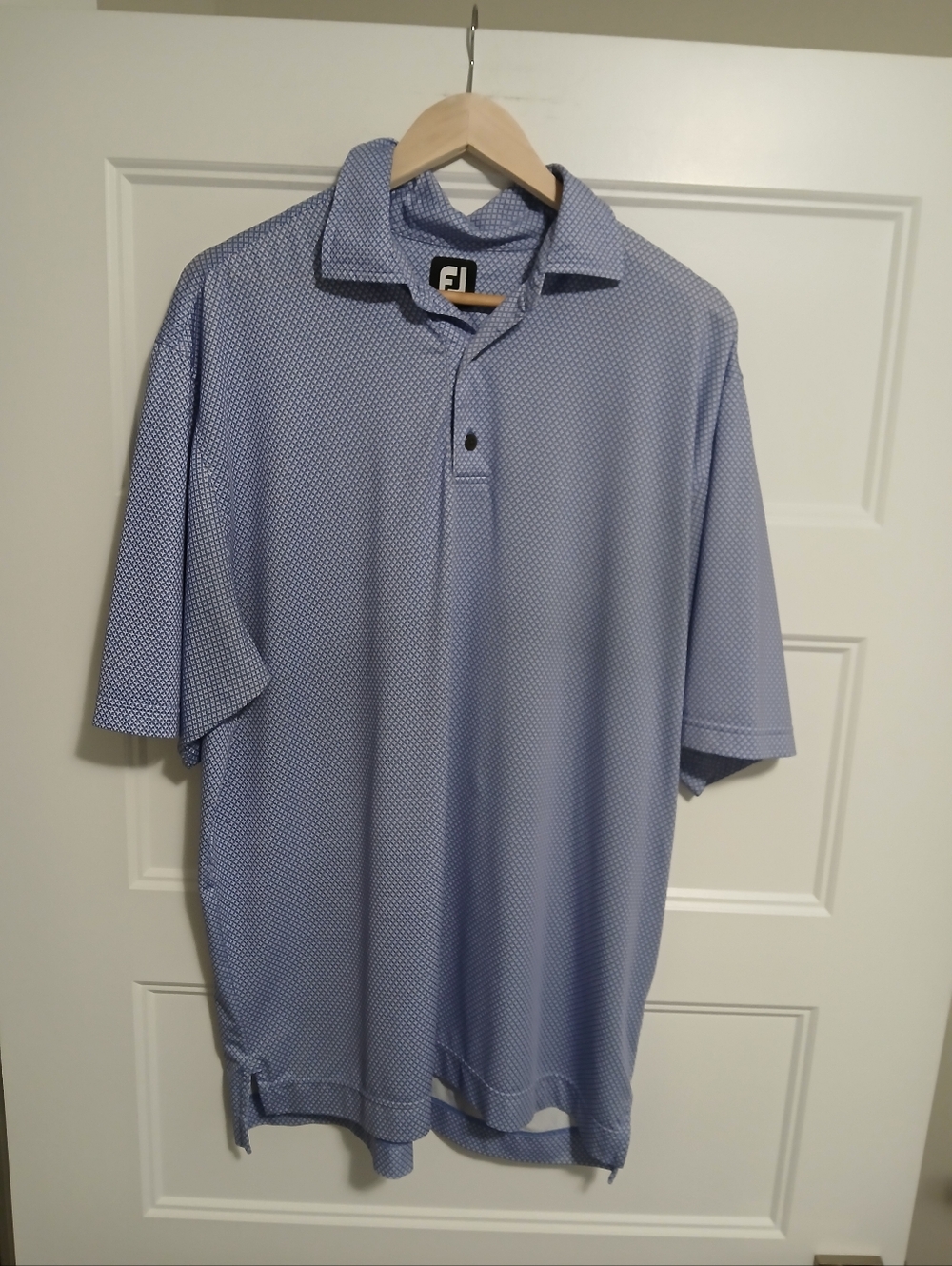 Foitjoy Mens Polo Golf Shirt SZ Large